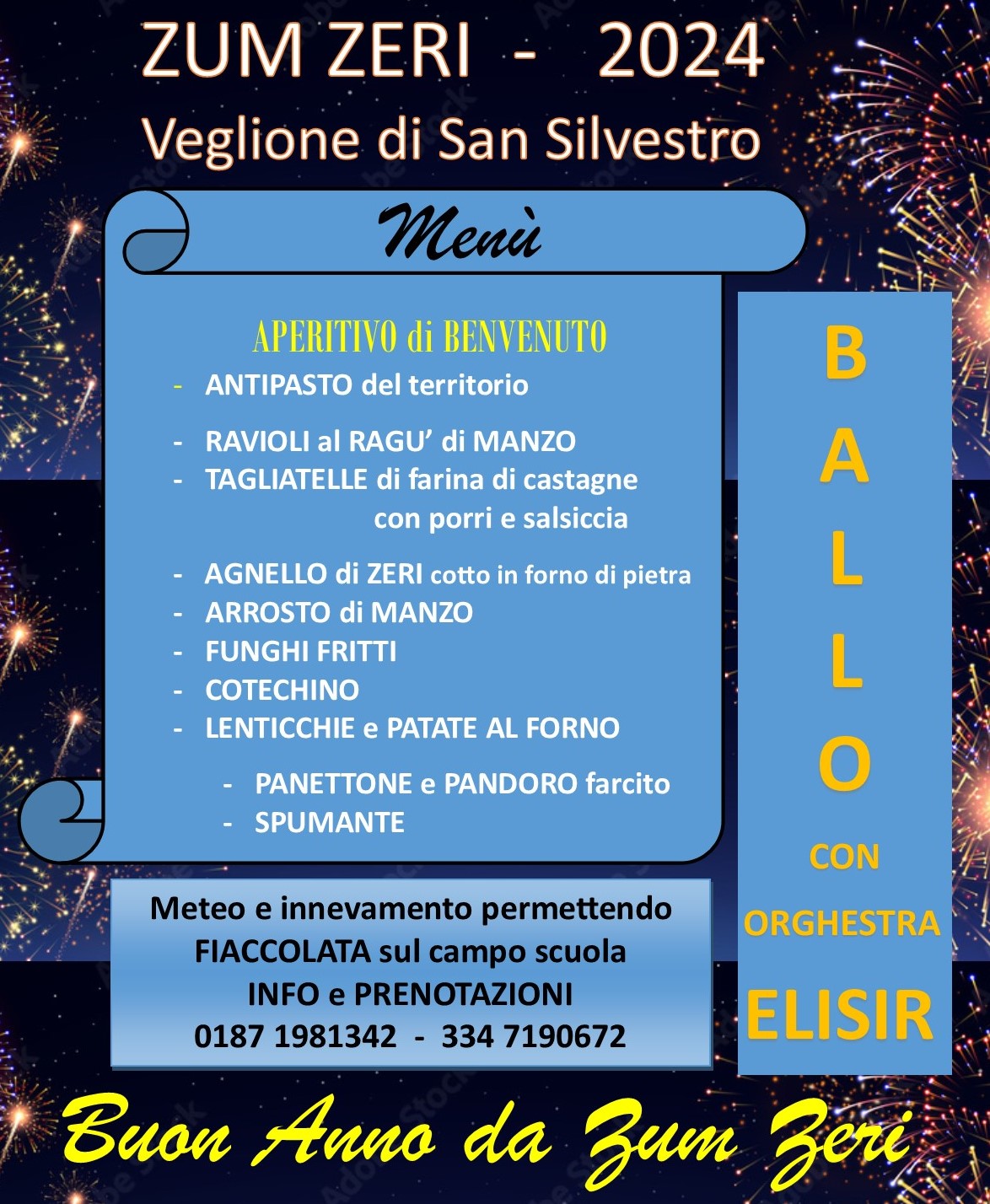 Veglione di San Silvestro – 31 dicembre 2023